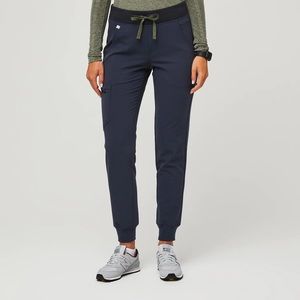 Figs Zamora Jogger Scrubs in Quiet Navy